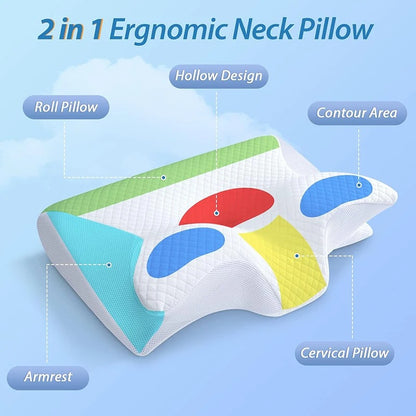 Ergo Memory Foam Neck Pillow