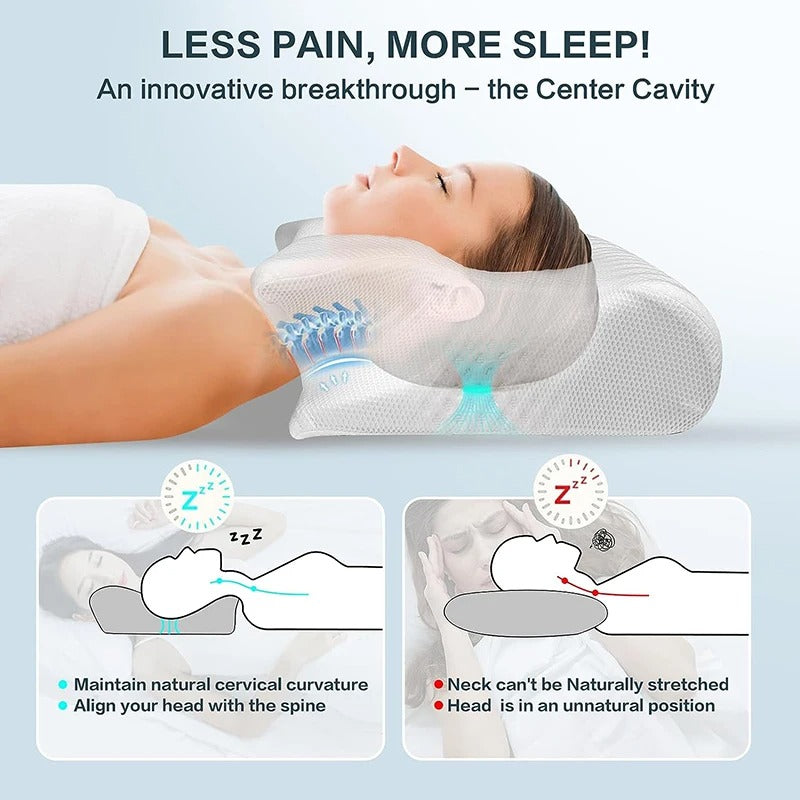 Ergo Memory Foam Neck Pillow