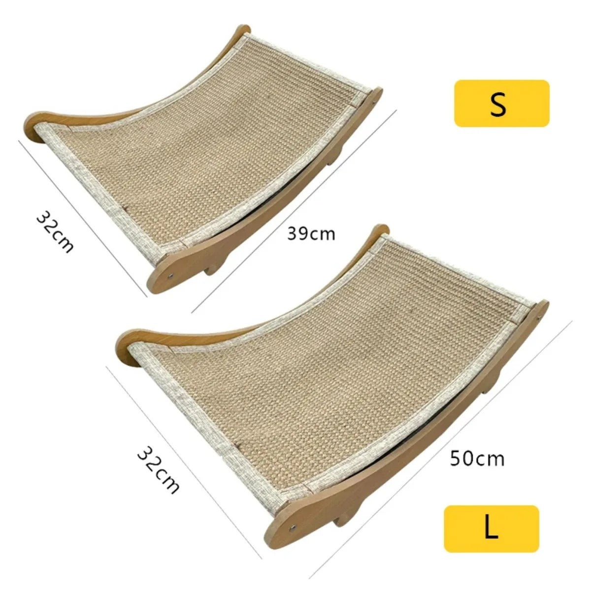 Claw Cot Wooden Scratching Pad